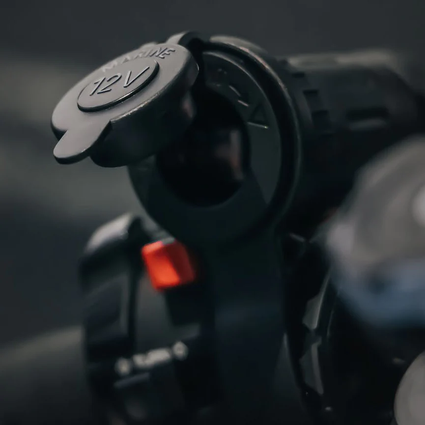 STEDI 12V Cigarette Lighter Socket - Handlebar Mount - Image 3