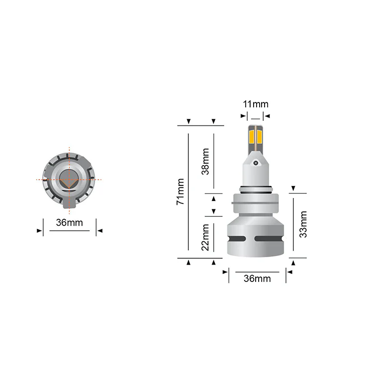 STEDI HIR2 LED Projector Head Light Conversion Kit - Image 4