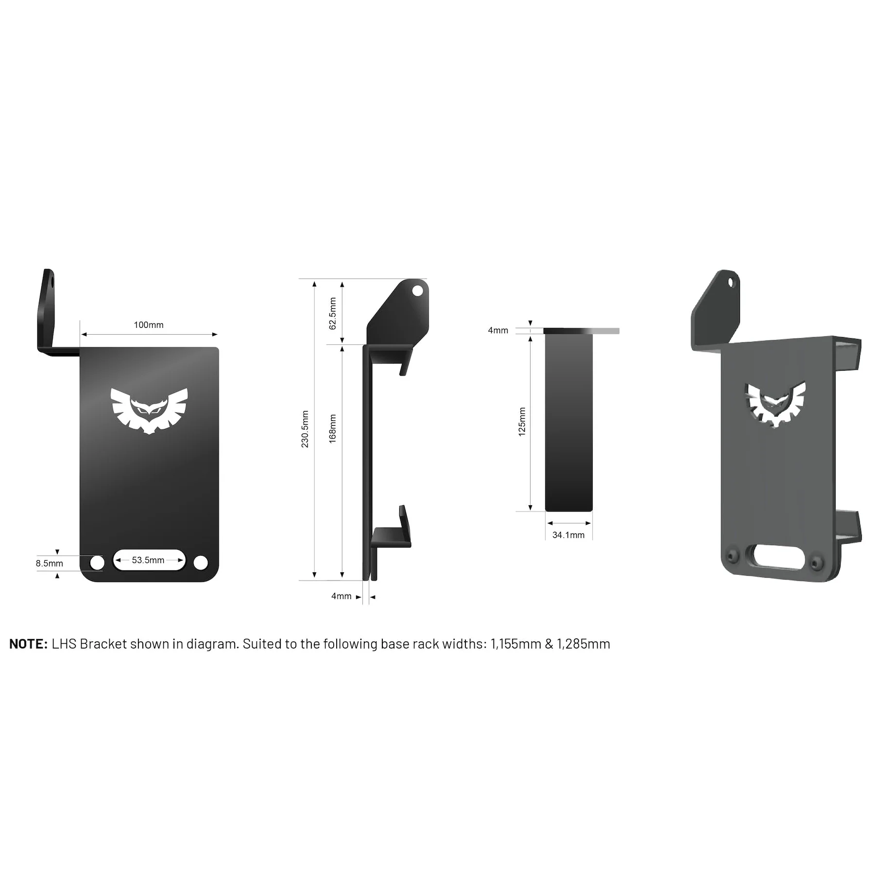 STEDI Light Bar Bracket to suit ARB Base Rack - Image 5