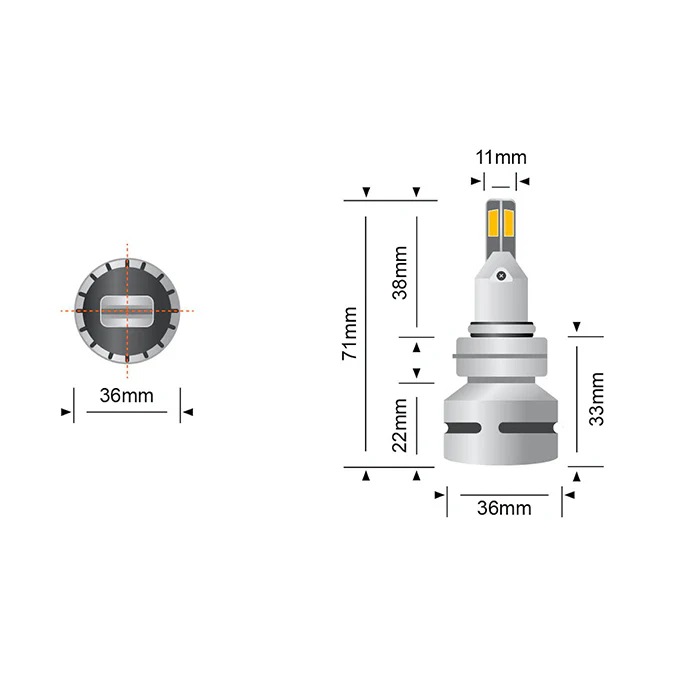 STEDI Projector HB3 (9005) LED Head Light Upgrade - Image 4