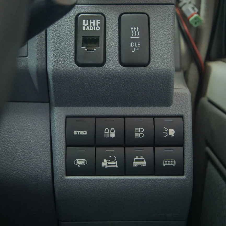STEDI Switch Fascia Panel to suit Toyota 70 Series Landcruiser - Image 4